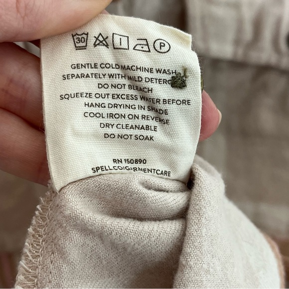 Spell & The Gypsy Basecamp Flannel Musk Cotton Hemp Plaid Button Down Shirt Med - Picture 10 of 11